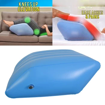 

Inflatable Wedge Memory Foam Leg Foot Rest Raiser Support Pillow Cushion Large Size 10*20*16 Inch