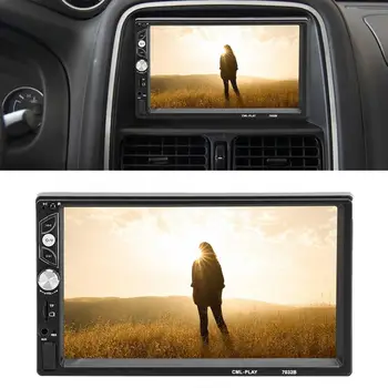 

7 Inch Screen Double 2Din Car Bluetooth Hands-free FM Radio Stereo Music Hifi MP5 Player Car Accessories