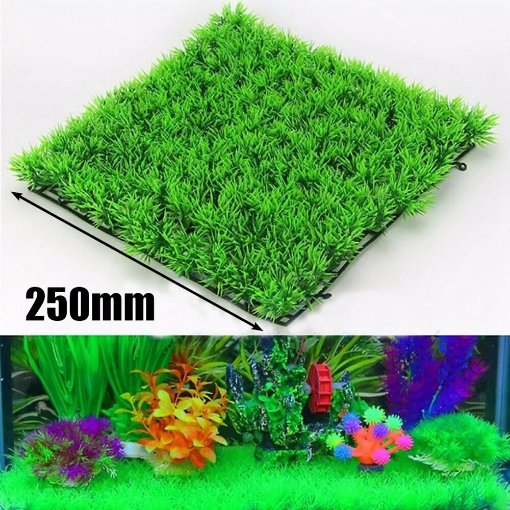 Искусственная трава коврик 25*25*3 5 см искусственное украшение для аквариума