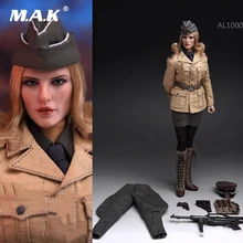 1/6 Коллекционная североафриканская Женская Solider officer AL100026 полный комплект экшн фигура головы тело одежда оружие Модель