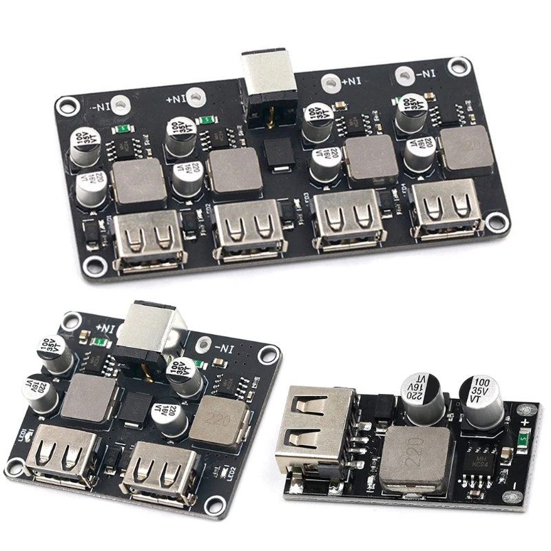 USB-преобразователь для зарядки внешний понижающий модуль 6-32 в 12 В 24 5 QC 3 0 плата