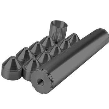 

13Pcs 5/8-24 10 inch Aluminum Car Fuel Trap Solvent Filter for Napa 4003 Wix 24003 Black