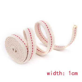 

New Best Promotion 1x100cm Strong Flat Cotton Wick Core For Kerosene Burner Stove Lighting Lantern Oil Lamp Making DIY Accessory