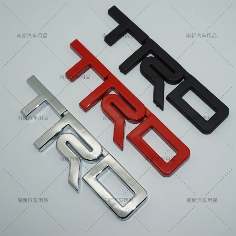 Подходит для Toyota TRD логотип автомобиля Aliexpress Amazon Внешняя торговля крутая Модифицированная маркировка для автомобилей поколение жира