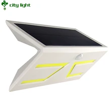 Новое поступление 5 Вт COB солнечный светильник Настенный светильник s IP65 встроенный 18650 литий-ионный аккумулятор солнечный датчик движения настенный светильник s лампа