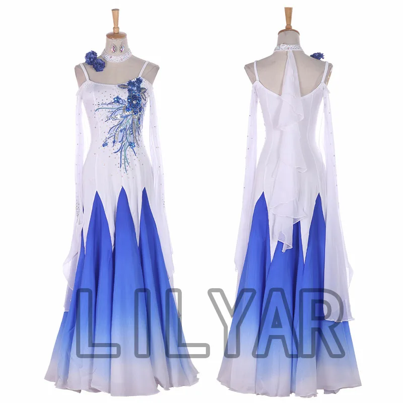 Бальное платье для танцев Стандартная юбка Платье соревнований Костюмы