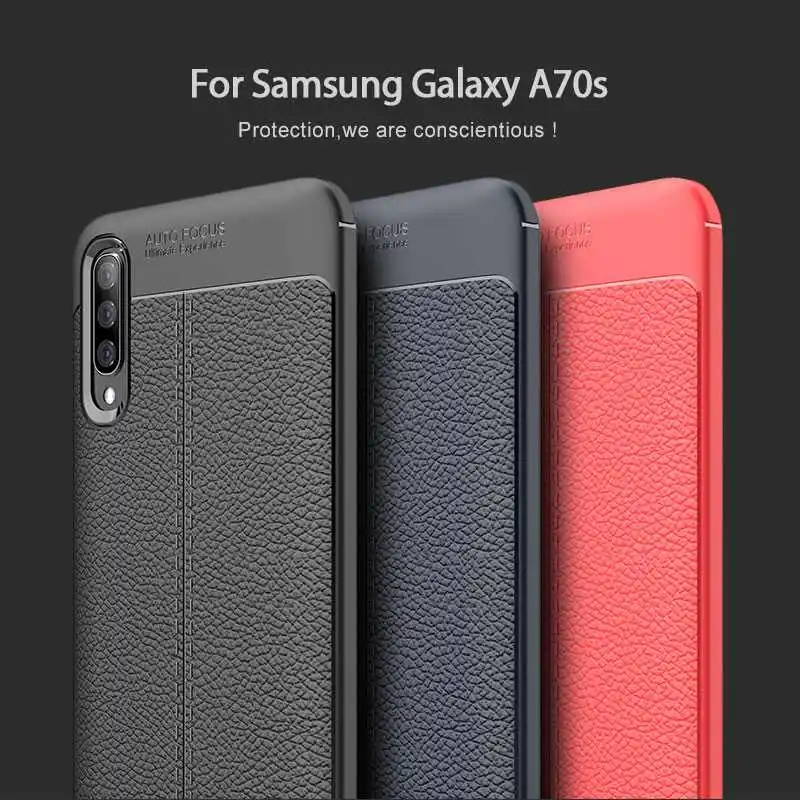 

Mokoemi Lichee Pattern Shock Proof Soft 6.7"For Samsung Galaxy A70s Case For Samsung Galaxy A70s Cell Phone Case Cover