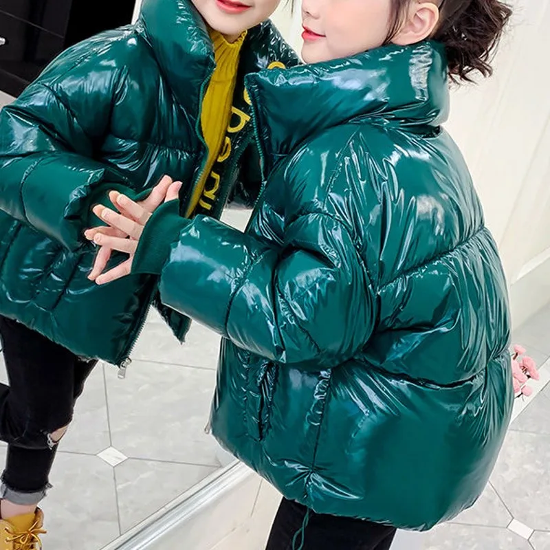 New Winter Jacket Girls Kids thickness Short cotton-padded Children Girls Winter Coat WT001