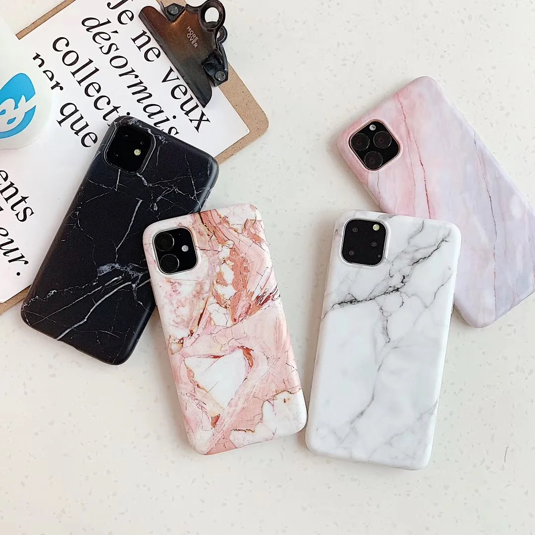 Чехол для Телефона iPhone 6 6s 7 8 Plus роскошный глянцевый чехол с гранитным камнем и