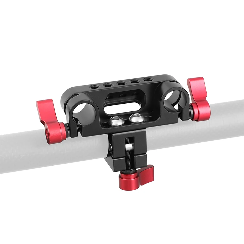 CAMVATE 25 мм стержень зажим для DJI Ronin-M стабилизатор+ 15 мм двойной стержень зажим с 1/" монтажные точки и паз C2227