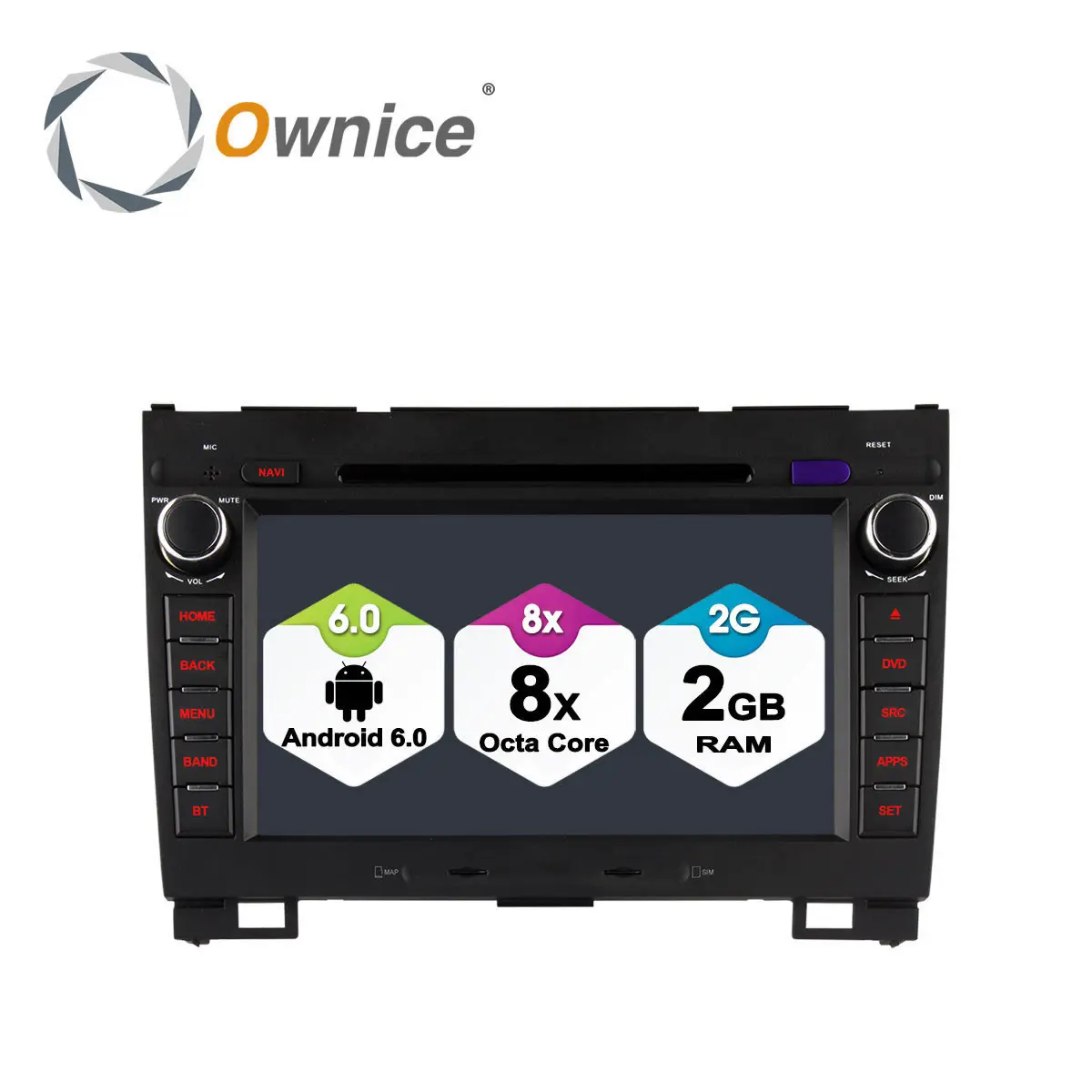 Автомобильный DVD плеер Ownice C500 Android 6 0 8 ядер 4G SIM LTE с GPS навигацией радио 32 Гб