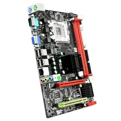 Placa base de ordenador G31 M ATX, interfaz IDE SATA 2,0, compatible con procesador LGA775, 5,1 canales, interfaz VGA COM, USB 2,0