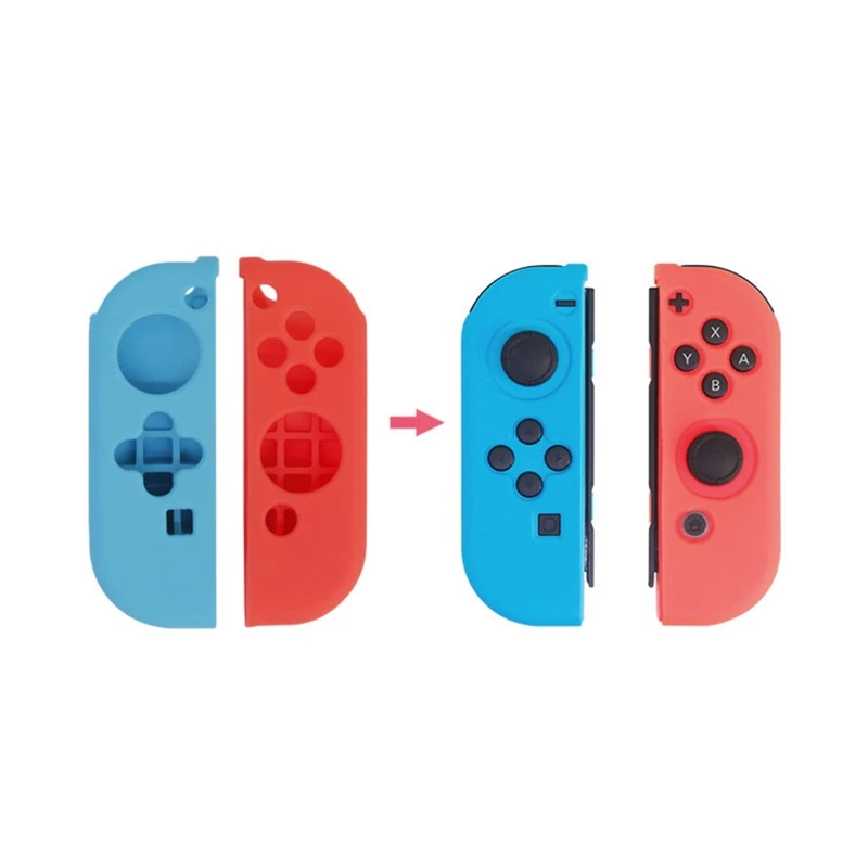 

Anti-slip Dustproof Silicon Protective Case For Switch NS Joy Con Controller 54DB