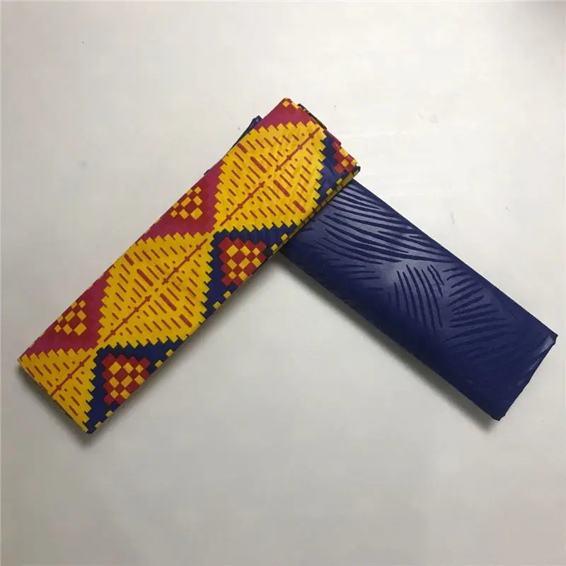2+ 2 ярдов Chitenge Анкара ткань с принтом Полиэстер Гана Kente воск Африканский Kitenge печать восковая ткань для ткани AW30 - Цвет: 23