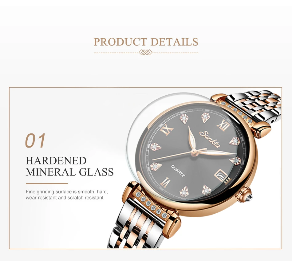 Relogio Feminino SUNKTA женские часы Топ люксовый бренд Креативный дизайн стальные женские наручные часы женские часы Montre Femme