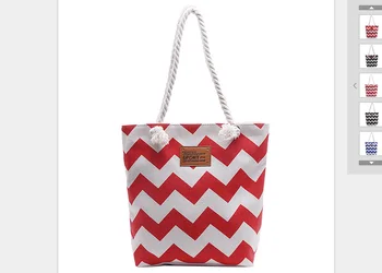 

Canvas Tote Bag Abstract Marine Chevron Zig Zag Color Colored Curve Reusable Shoulder Grocery Shopping Bags Handbag Printed 2020