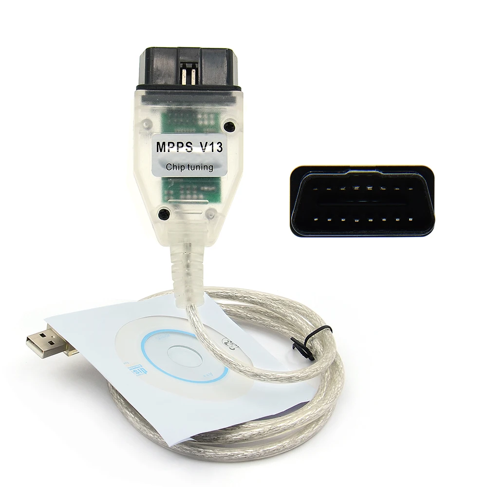Фото Инструмент для настройки чипа ECU, программатор MPPS V13 ECU, SMPS MPPS V13.02 K CAN ECU Flasher, хорошее качество №5