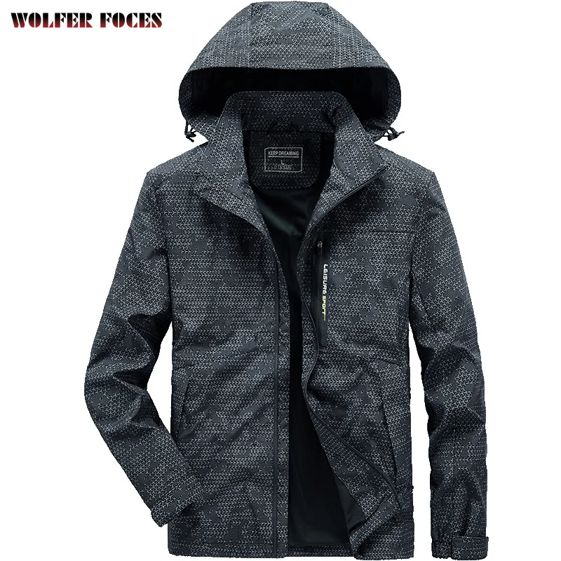 2021 New Casual Jacket Men's Spring And Autumn Jacket Loose Large Size Trend Wild Outdoor Windproof Sports Camouflage Jacket
