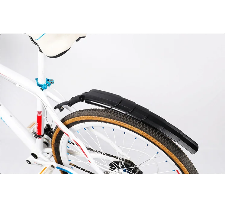 2 шт телескопическое складывание Велосипедное защитное крыло крылья MTB передние и задние брызговики для 24-2" велосипедные крылья набор брызговиков