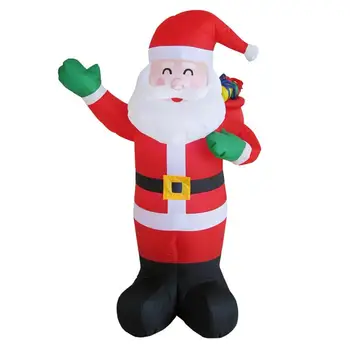

180cm Santa Claus Model Christmas Inflatable Model Santa Claus Inflatable Model Supermarket Restaurants Christmas Decorations