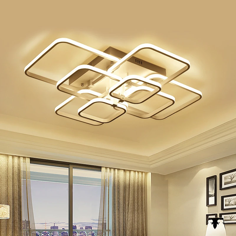 Modern Led Ceiling Lights With App Dimmable For Bedroom Fixtures Indoor Home Decor Living Room Study Chandelier Lighting Lustre Ceiling Lamp Fixture Modern Ledmodern Led Ceiling Lamp Aliexpress