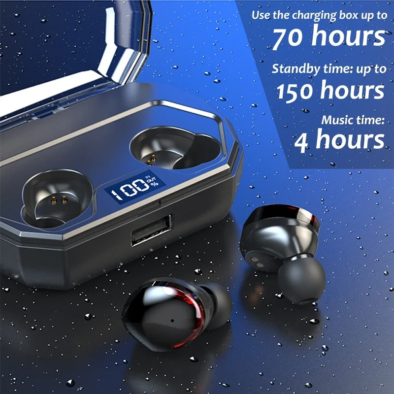 Yueetc R10 наушники-вкладыши TWS bluetooth наушники, беспроводные наушники bluetooth гарнитура для смартфона