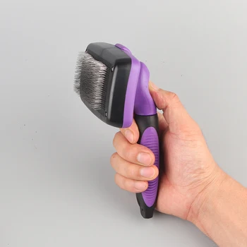 

High Quality Pet Products Pet Comb for Dogs Grooming Toll Automatic Hair Brush Remover Dog Cat