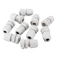 10 шт. 12 мм компрессионные Кабельные сальники белый водонепроницаемый IP68 M12 TRS сальник Акционная цена