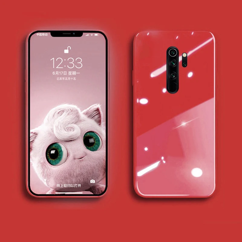 Жидкий силиконовый чехол-рамка для Xiaomi mi 9 SE 8 CC9 CC9E A3 Lite 9T Pro, чехол из закаленного стекла для Red mi Note 8 7 K20 Pro