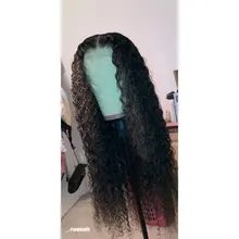 Peluca Frontal de onda profunda, pelucas de encaje transparente, Remy, parte T, pelucas de cabello humano brasileño mojado y ondulado