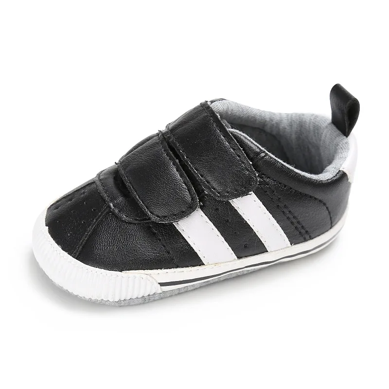 D6 Детская обувь из искусственной кожи обувь спортивная, кроссовки для новорожденных, для маленьких мальчиков платье для девочек в полоску с рисунком обувь для новорожденных Мягкие носки с противоскользящим покрытием, не скользящая обувь - Цвет: D6