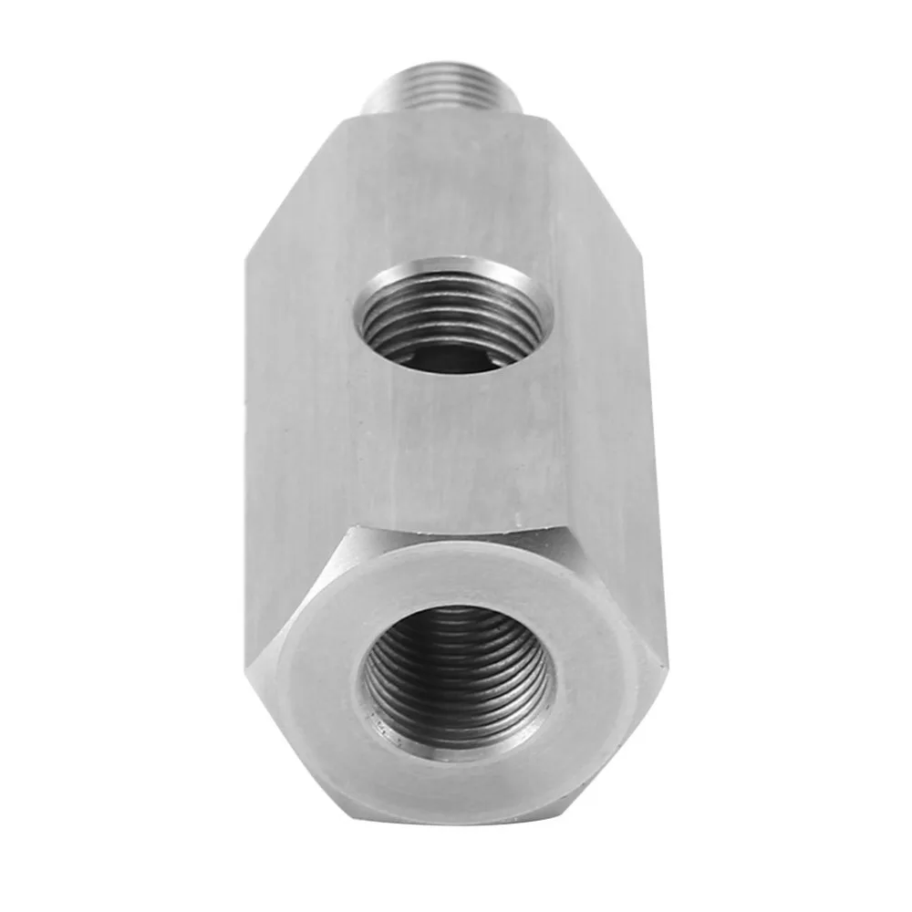 1/8 ''Npt датчик давления масла тройник к Npt адаптеру турбо подача линия метр 1/8Npt датчик давления масла тройник к Npt адаптеру
