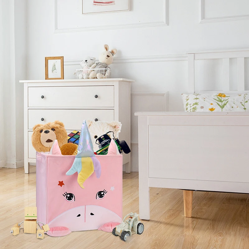 Unicorns Storage Bucket Box Case