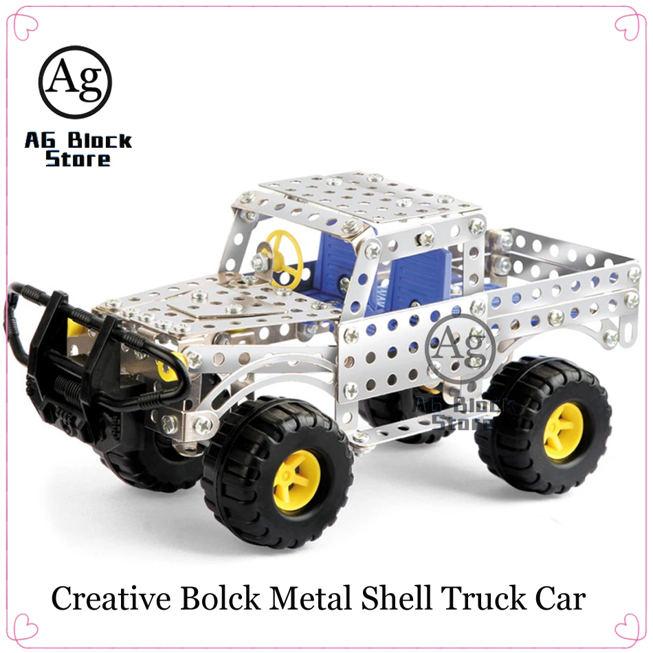 metal lego like toy