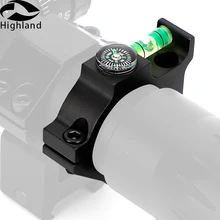 Тактический охотничий 25,4 мм 30 мм 34 мм с компасом труба пузырьковый уровень для прицела лазерный прицел сплав крепления