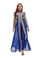 Abaya Dubai Muslim Sets Dress Kaftan Turkish Islamic Clothing Abayas African Dresses For Women Robe Ensemble Femme Musulmane