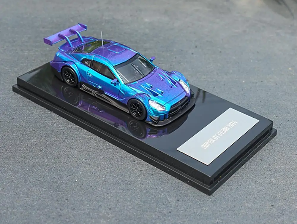 1/64 Nissan SUPER GT GT500 ралли Хамелеон версия литья под давлением модель автомобиля
