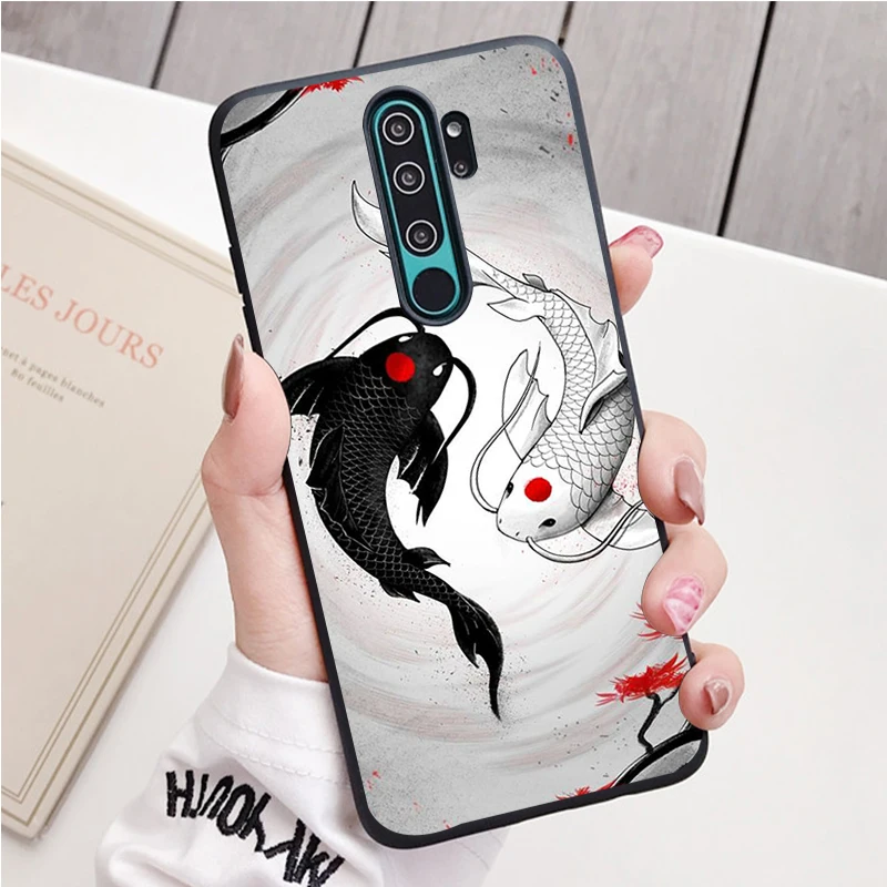 Nhật Bản Phong Cách Nghệ Thuật Silicone Ốp Lưng Điện Thoại Redmi Note 9 8 7 Pro S 8T 7A Bao best phone cases for xiaomi Cases For Xiaomi