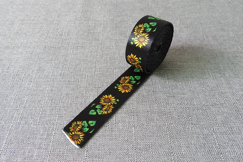 5Yards Width 25mm 38mm Webbing Yoga Belt Tape Strap Rope Dog Pet Collar Leash Harness Backpack Bag Garment Ribbons DIY Accessory