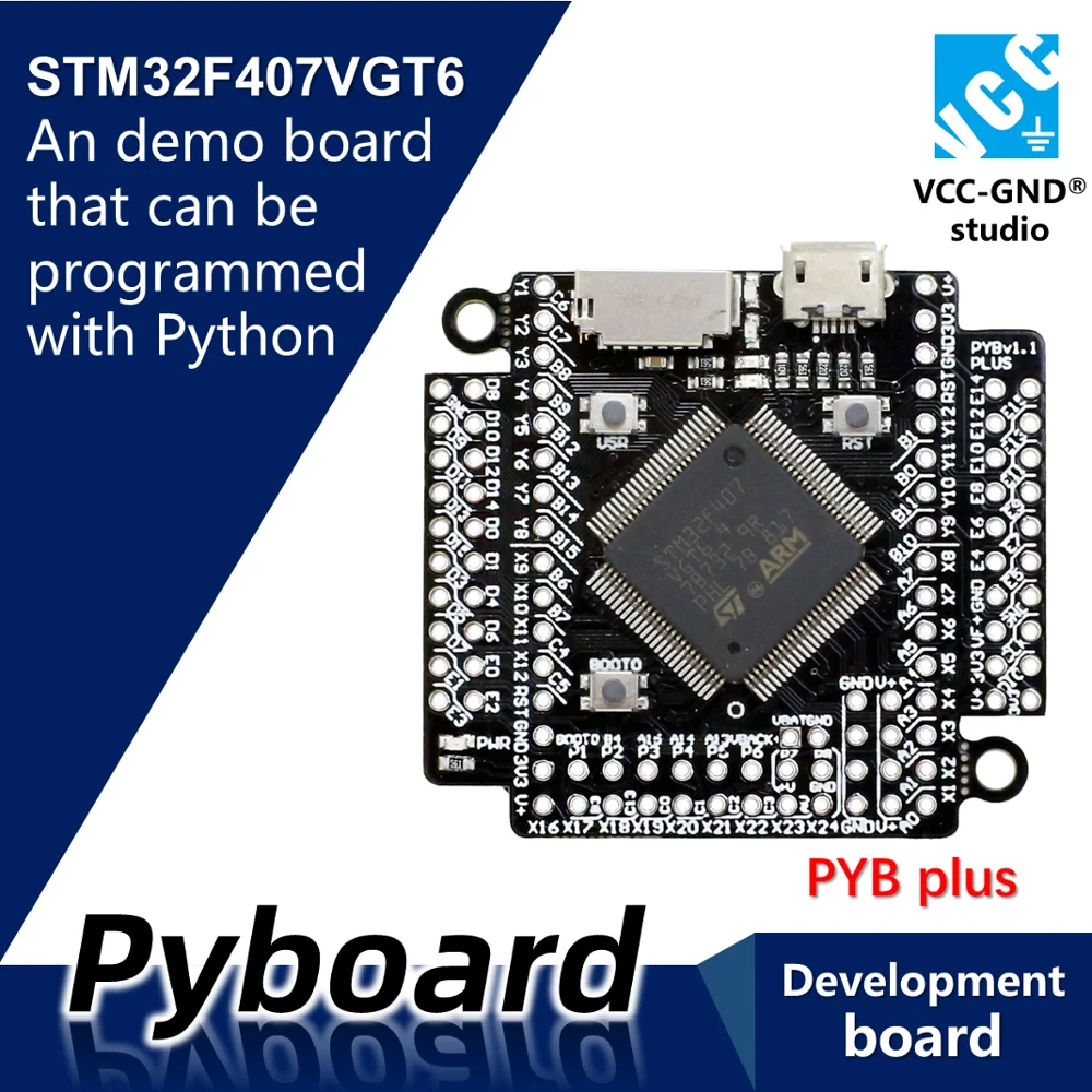 Pyboard V1 1 Pyb Plus V11 Micropython Stm32f407vgt6 Dev Board Demo Board Core Board Cortex M4 Python Demo Board Aliexpress
