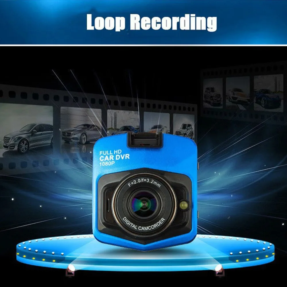 Автомобильный видеорегистратор с ЖК-дисплеем, Автомобильный видеорегистратор, регистратор данных для путешествий, g-сенсор, HD AVI, режимы воспроизведения видео, ночное видение