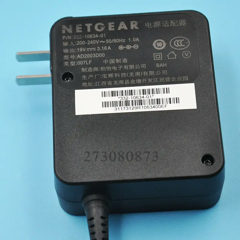 Адаптер для Netgear AD2003D00 для маршрутизатора R8500 X8 19 в 3.16A США разъем используется