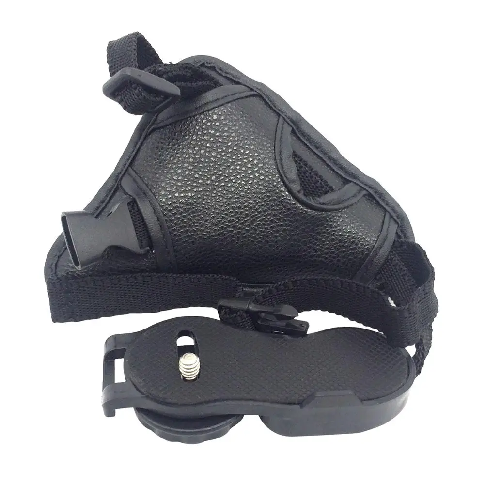 Profesional de cuero suave de la PU empuñadura, soporte de la correa de muñeca con un agujero de tornillo correas para Canon/Nikon SLR. Accesorios de la cámara