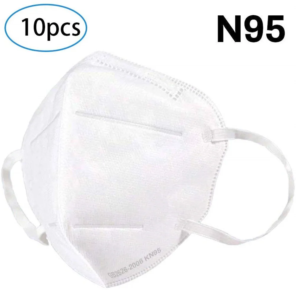 

KN95 Dust Mask, Disposable Anti Pollution Face Mask without Breather Valve, Great for Virus Protection and Personal Health