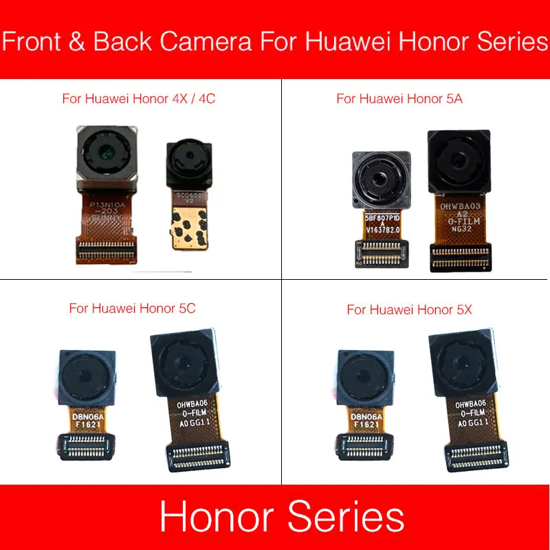 Основная задняя камера для Huawei Honor 4x 4c 5A 5C 5X большая фронтальная гибкий ленточный