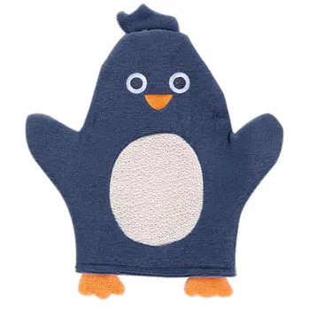 

Infant Towel Cotton Super Soft Cute Rubbing Cartoon Bath Sponges Shower Brush Baby Gloves