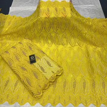 

African Dry Lace Fabric Bazin Riche Getzner 2020 High Quality Lace Jacquard Brocade Nigerian Lace Fabrics Sewing