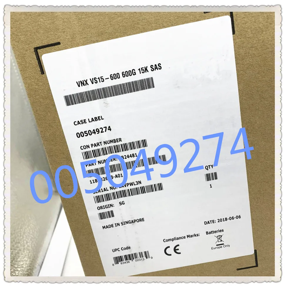 VS15-600 005049274 005049675 005049272 600G 15K гарантирует Новое в оригинальной коробке. Обещано отправить в течение 24 часов