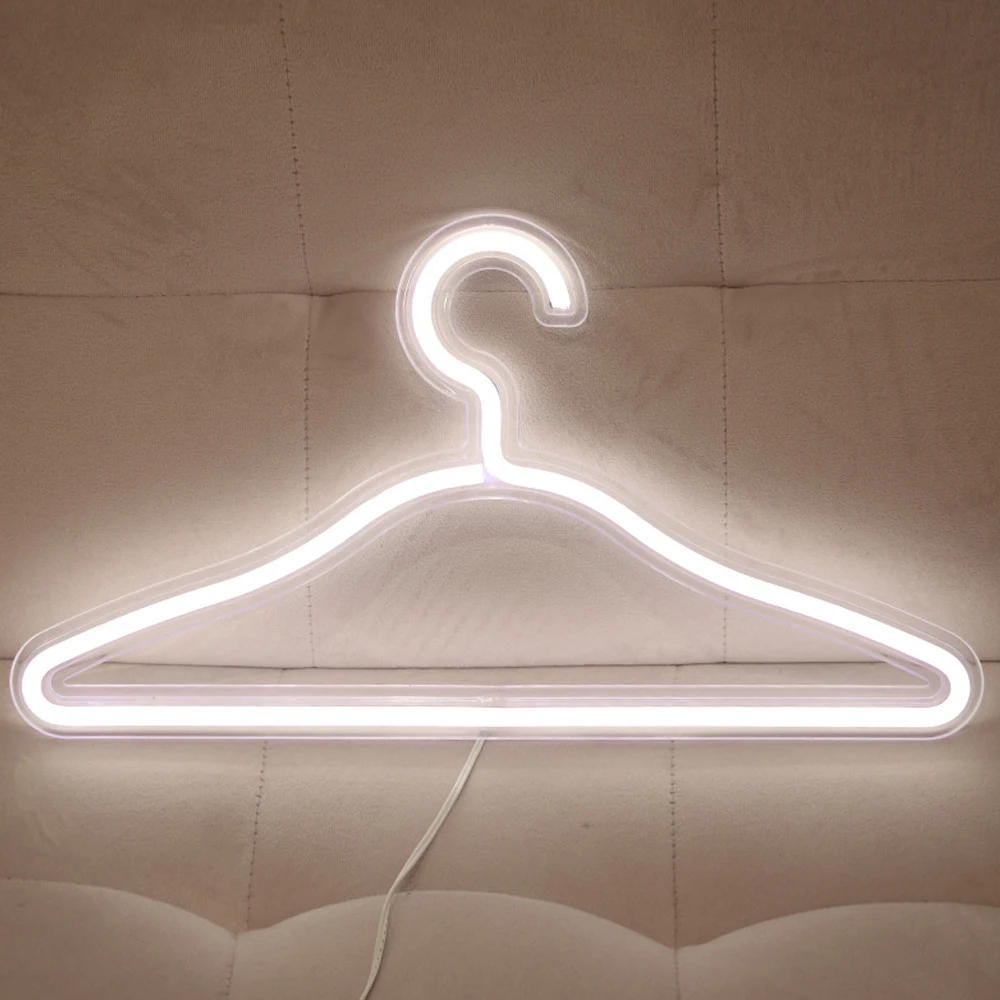 Colorful LED Neon Lamp USB Alpaca Dolphin Star Rainbow Cloud  Hustle Led Backplane Neon Light for Home Decoration Night Light 4