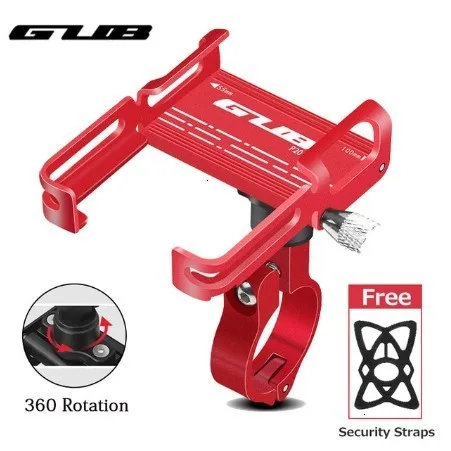 P20-red GUB P10P20 алюминиевый MTB велосипедный держатель для телефона, держатель для мотоцикла, gps Держатель для руля велосипеда, кронштейн для велосипеда, аксессуары для оборудования - Цвет: P20-red